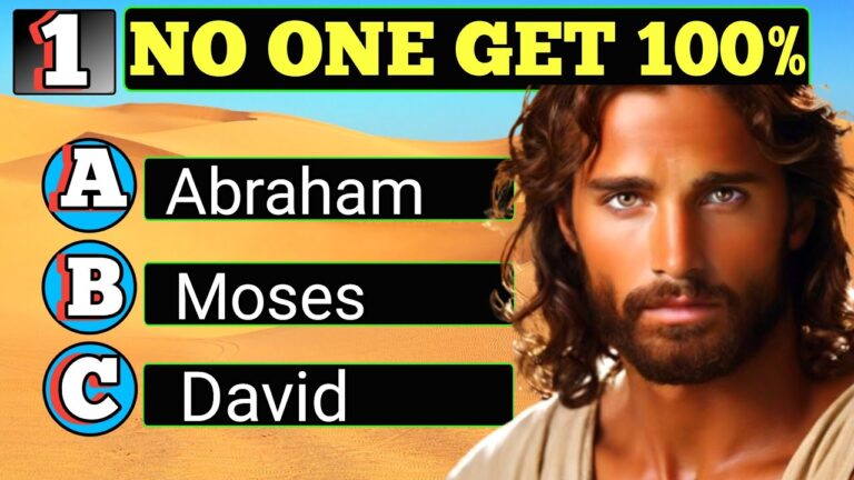 15 HARDEST BIBLE QUIZ QUESTIONS AND ANSWERS FROM THE OLD TESTAMENT #biblequiz #bibletrivia #bible