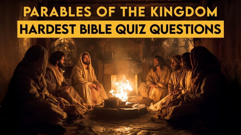 25 HARDEST BIBLE QUIZ QUESTIONS - Parables of the Kingdom - The Bible Quiz