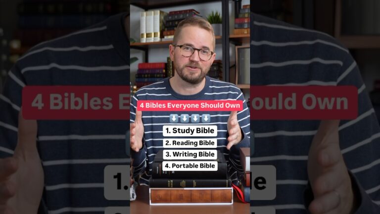 4 Must-Have Bibles for Everyone 4 Must-Have Bibles for Everyone