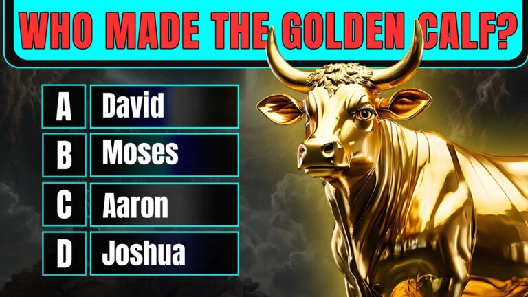 BOOK OF EXODUS QUIZ - 25 BIBLE QUESTIONS TO TEST YOUR BIBLE KNOWLEDGE | The Bible Quiz