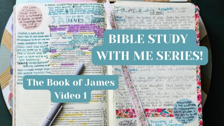 Bible Study with me Series! The Book of James! Bible Study with me Series! The Book of James!