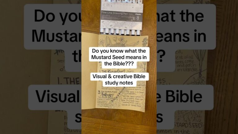 Bible study on the meaning of the mustard seed #biblenotes #biblestudymoments #biblejournaling Bible study on the meaning of the mustard seed #biblenotes #biblestudymoments #biblejournaling