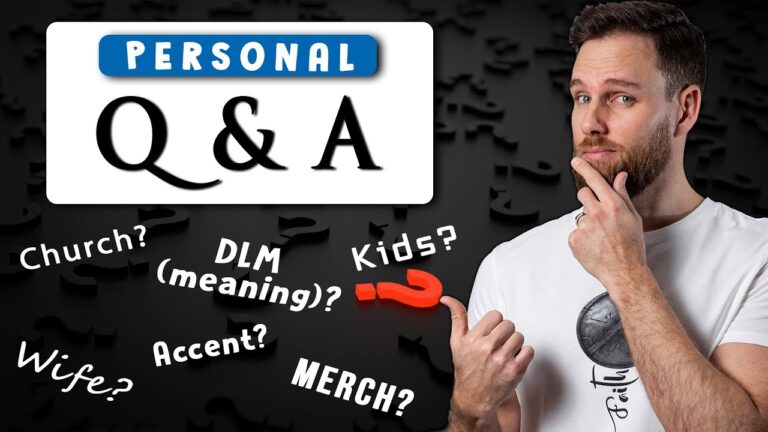 DLM CHRISTIAN LIFESTYLE personal Q & A with Daniel Maritz DLM CHRISTIAN LIFESTYLE personal Q & A with Daniel Maritz