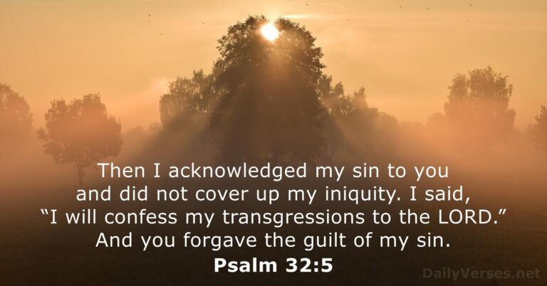 Psalm 32:5