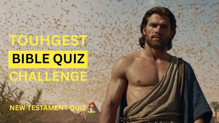 New Testament Bible Quiz Challenge – Only the Wise Will Pass! ✝️📖 | Bible Boss Quiz
