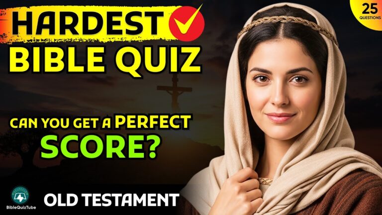 OLD TESTAMENT BIBLE QUIZ: 25 QUESTIONS & ANSWERS To Test Your Bible Knowledge | Bible Quiz Tube OLD TESTAMENT BIBLE QUIZ: 25 QUESTIONS & ANSWERS To Test Your Bible Knowledge | Bible Quiz Tube