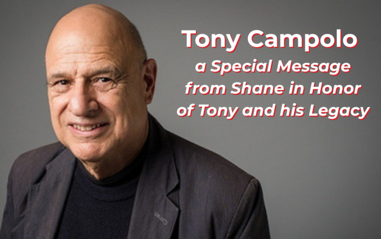 Special Message from Shane in Honor of Tony Campolo