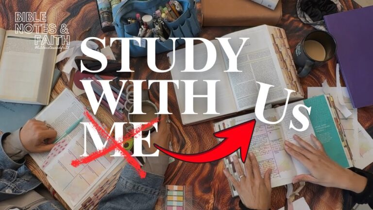 Study With Me | Bible Study with Us | Bible Journaling with a friend