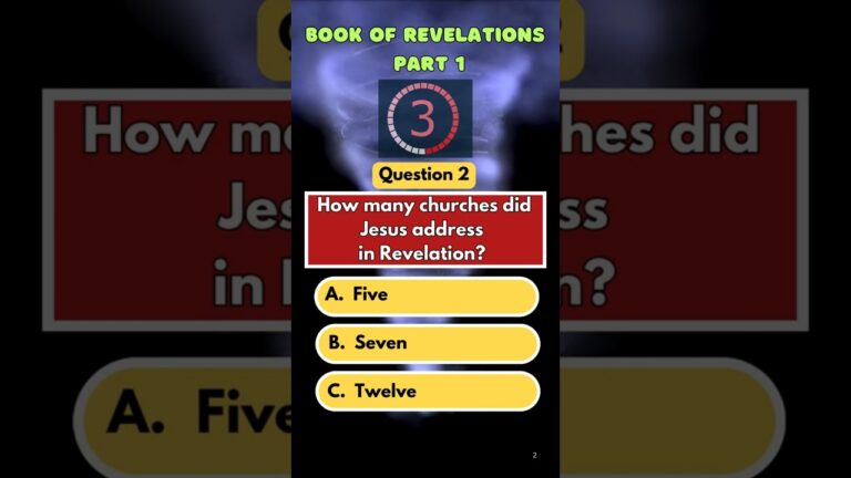 The Book of Revelation đ„ Can You Answer These? | Bible Trivia #bookofrevelation The Book of Revelation đ„ Can You Answer These? | Bible Trivia #bookofrevelation