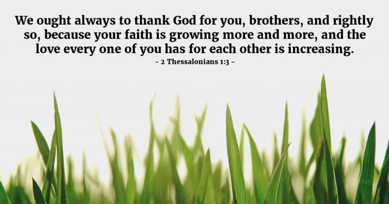 Today's Verse - 2 Thessalonians 1:3