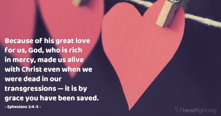 Today's Verse - Ephesians 2:4-5