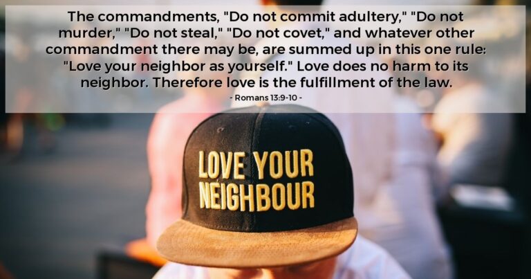 Today's Verse - Romans 13:9-10