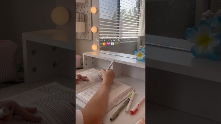 bible study w/ me! 💗 #fypviralシ #aesthetic #blowup #preppy #goviral #biblestudy
