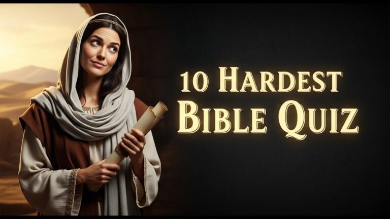 10 TRIVIA QUESTIONS TO TEST YOUR BIBLE KNOWLEDGE – Christian Quiz
