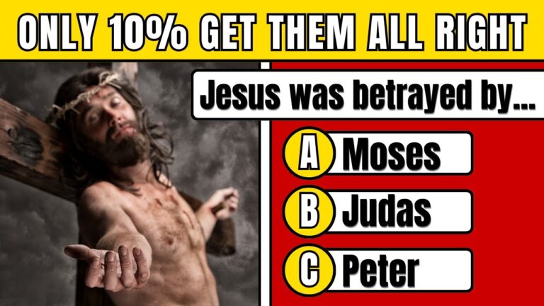 133 Bible Questions to Test Your Knowledge of the Bible | Bible Quiz