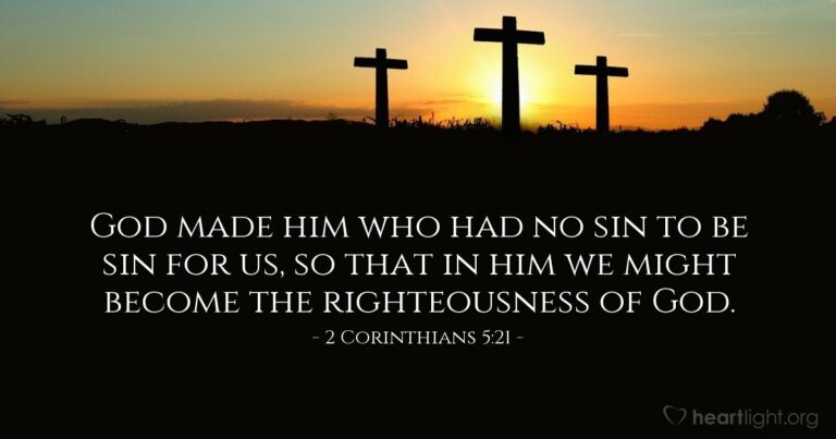 2 Corinthians 5:21 — Today's Verse for Sunday, March 29, 2026