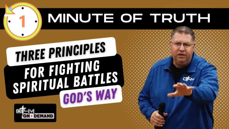 3 Principles for Fighting Spiritual Battles God’s Way | Bible Study #shorts