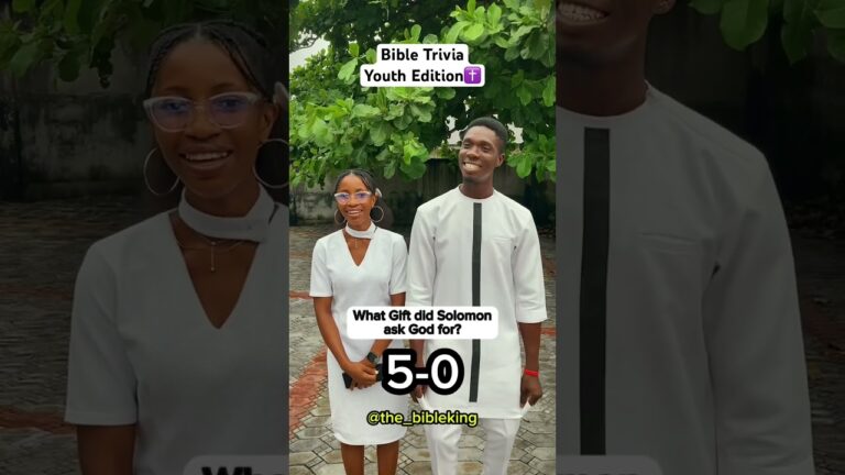 BIBLE TRIVIA: YOUTH EDITION✝️ #jesus #biblegames #quiz #bibletrivia #biblequiz #trivia ia