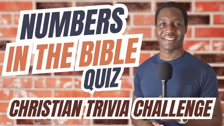 Bible Quiz: Numbers In The Bible (15 Questions) | Christian Trivia Challenge