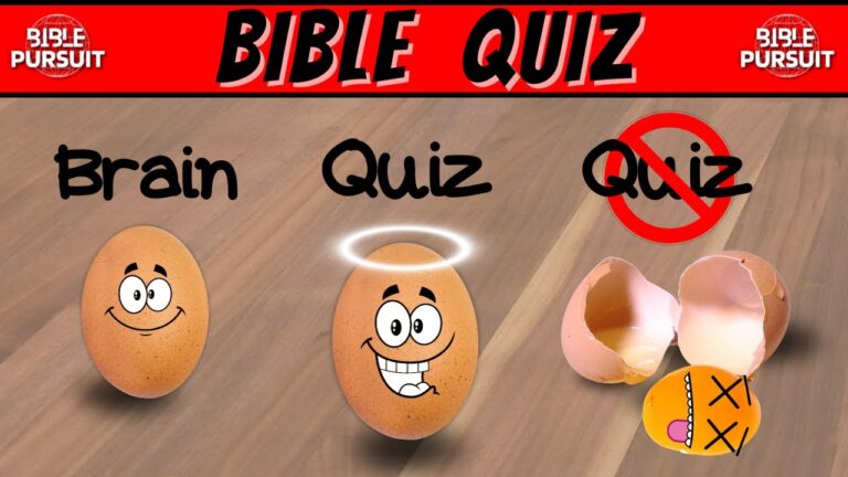 Bible Quiz - Take The Ultimate Bible Trivia Challenge! Test your Bible Knowledge Today