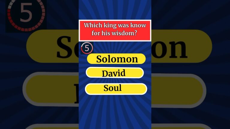 Bible Trivia Challenge Bible Quiz #shorts #bible #challenge