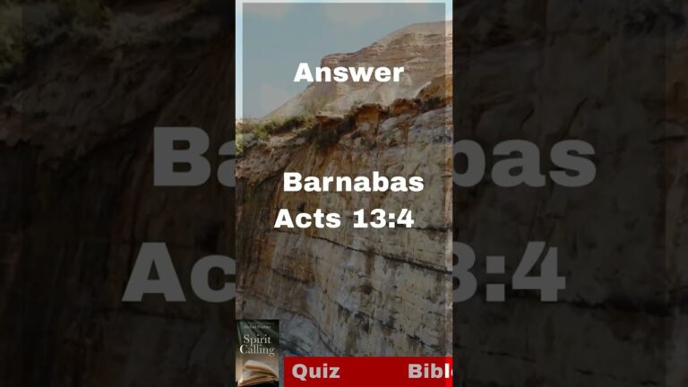 Bible Trivia Questions and Answers.  (Daily Bible Quiz). #shotrs