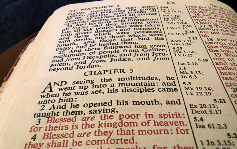 Blessed Are the Poor in Spirit