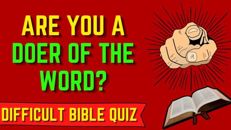 Faith in Action | A difficult Bible Quiz on the Book of James ✝️