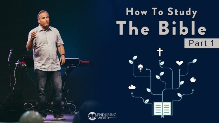 How To Study The Bible (Part 1)