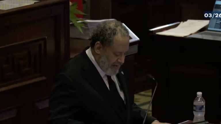 Lawmakers walk out of invocation denouncing 'beast of white Christian nationalism,' Trump as 'tyrant' Lawmakers walk out of invocation denouncing 'beast of white Christian nationalism,' Trump as 'tyrant'