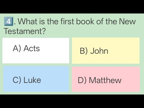 New Testament Challenge: The Ultimate Bible Quiz 20 Question to test your bible knowledge New Testament Challenge: The Ultimate Bible Quiz 20 Question to test your bible knowledge