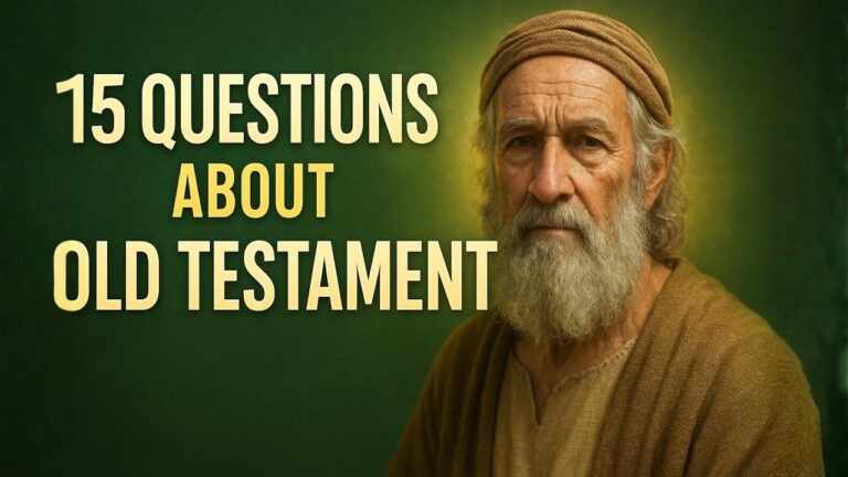 OLD TESTAMENT QUIZ - 15 BIBLE QUESTIONS TO TEST YOUR BIBLE KNOWLEDGE - Bible Quiz