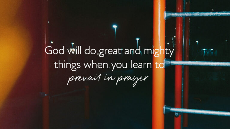 Prevailing Prayer