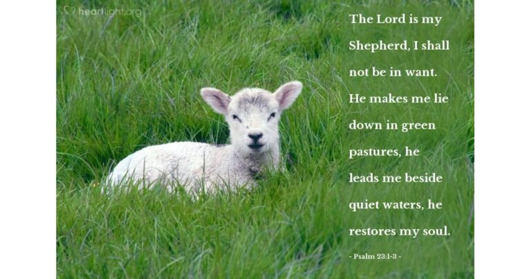 Psalm 23:1-3 — Today’s Verse for Tuesday, March 17, 2026 Psalm 23:1-3 — Today's Verse for Tuesday, March 17, 2026