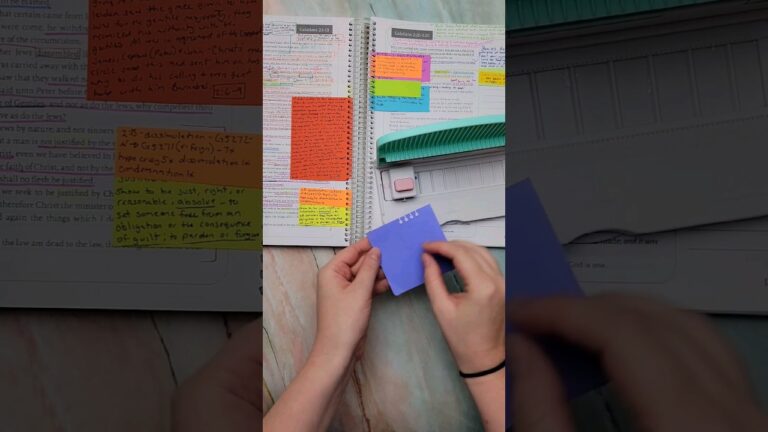 Spiral BIBLE- Notes in a Spiral bible with Punch