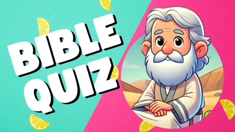 THE BIBLE QUIZ FOR KIDS | Fun & Educational Sunday School Christian Quiz 📖 Test Your Bible Knowledge