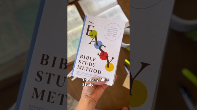The Easiest Bible Study Method IS ALMOST HERE!