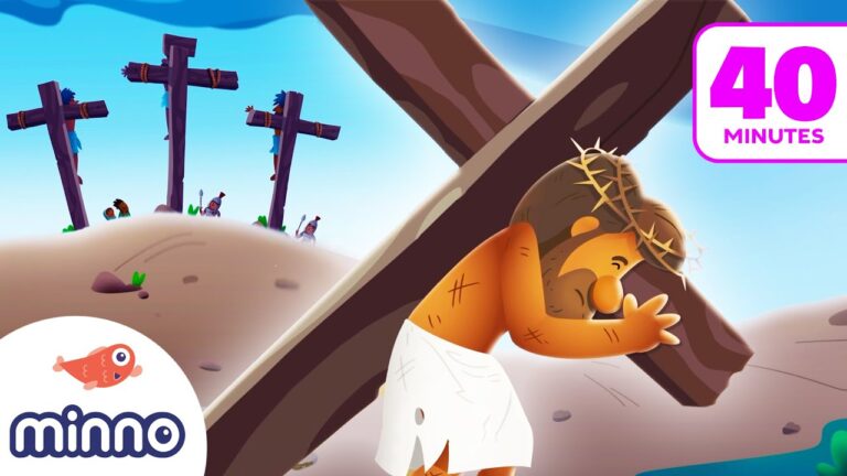 The Story of Jesus’ Death for Kids (PLUS 7 More Cartoon Bible Stories for Kids) The Story of Jesus' Death for Kids (PLUS 7 More Cartoon Bible Stories for Kids)