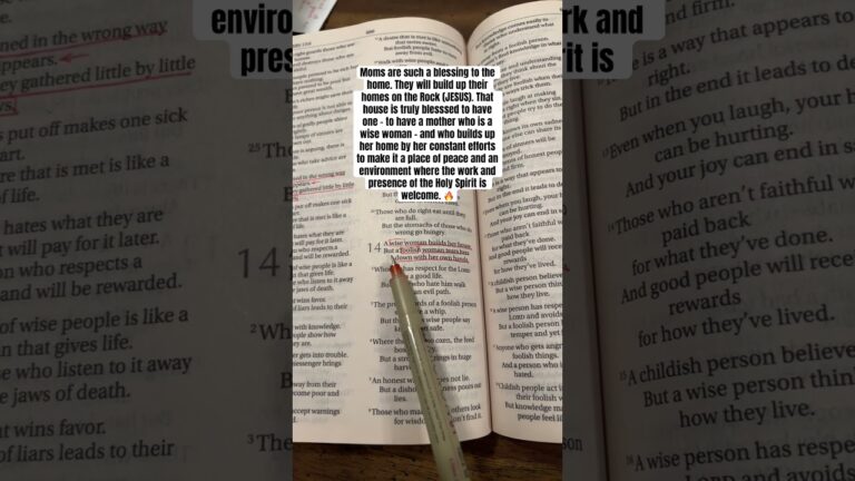 The Wise Woman Builds Her House (Proverbs 14:1)👸#bible #scripture #wise #jesus #youtube #shorts The Wise Woman Builds Her House (Proverbs 14:1)👸#bible #scripture #wise #jesus #youtube #shorts