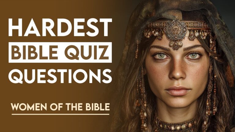 Top 25 Bible Quiz Questions About Women of the Old Testament | From Eve to Esther - The Bible Quiz
