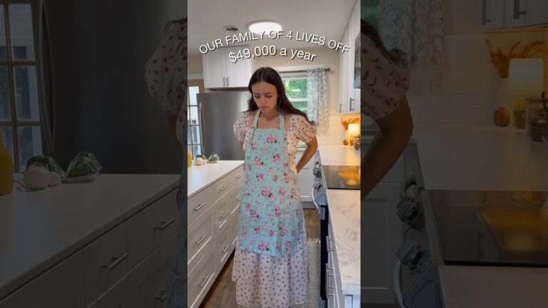 We live off $49k a year😊 #christian #encourage #finance #steward #money #recipe #vlog