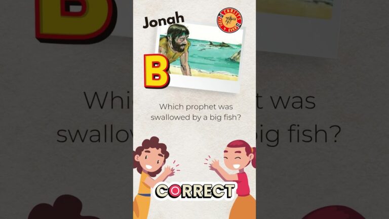 🐟 Who Got Swallowed by a Big Fish? | Bible Quiz for Kids!