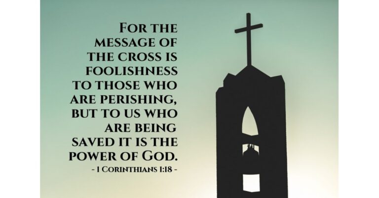 1 Corinthians 1:18 — Today's Verse for Friday, April 17, 2026