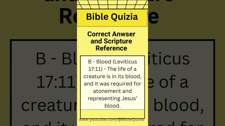 31 Bible Quiz – Old Testament 31 Bible Quiz - Old Testament