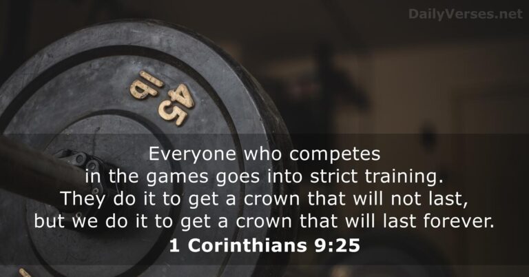 April 16, 2026 – Bible verse of the day 1 Corinthians 9:25