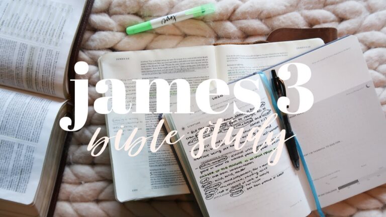 BIBLE STUDY WITH ME | James 3 BIBLE STUDY WITH ME | James 3