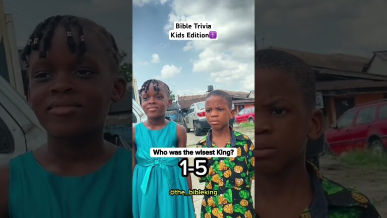 BIBLE TRIVIA✝️