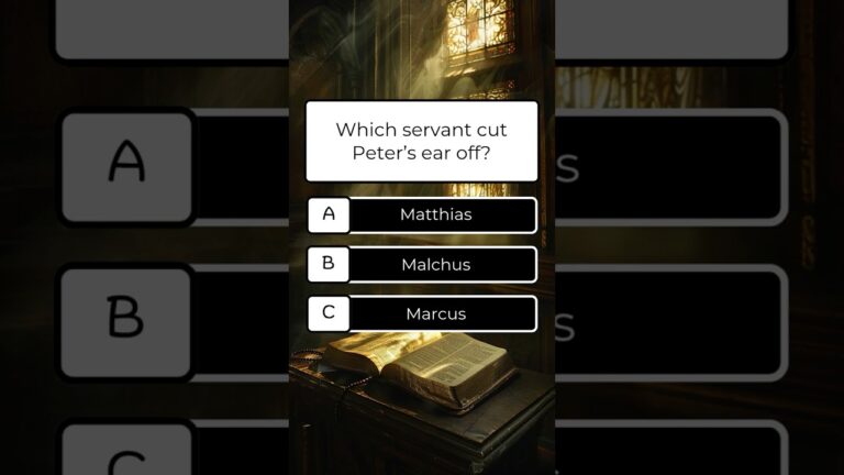 Bible Quiz 010 ✝️ #quiz #trivia #biblequiz