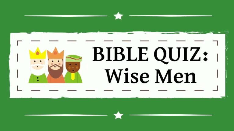Bible Quiz: Wise Men | 10 Multiple Choice Questions and Answers | New Testament Trivia | Matthew 2