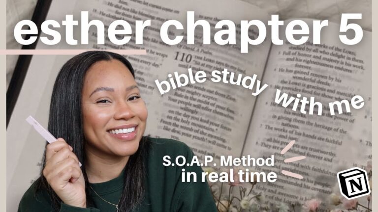 Bible Study with Me (& Grow Closer to God) | SOAP method, in-depth how to + tips | Melody Alisa